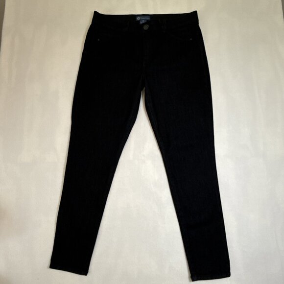 Democracy Denim - Democracy Jeans Womens Size 16 "Ab" Solution Black Denim Mid Rise Stretch
